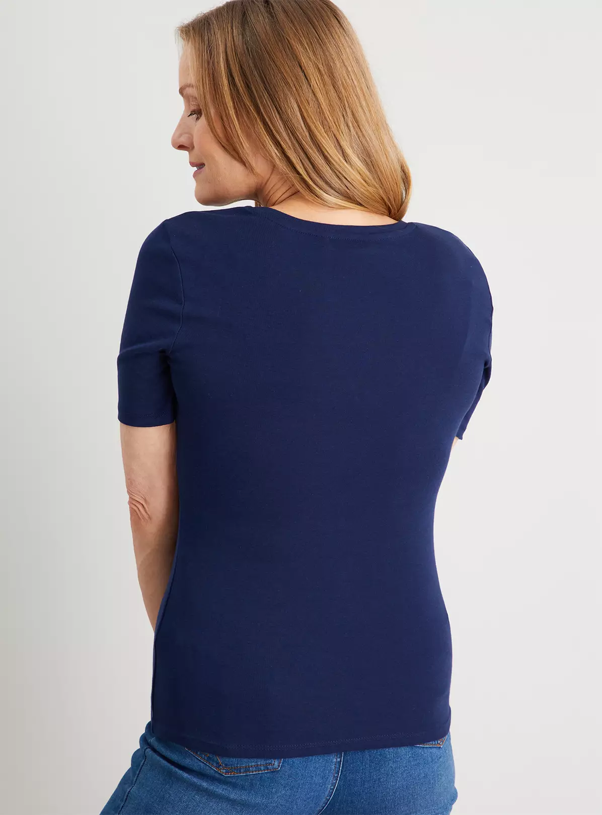 Navy Slim Fit T-Shirt - 26 3 Navy Slim Fit T-Shirt - 26 - Image 3