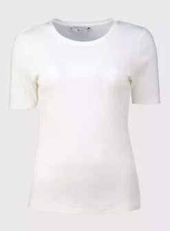 Cream Slim Fit T-Shirt - 24 6 Cream Slim Fit T-Shirt - 24 -Fit In Dress Sales tuc140182053 White R Z003A