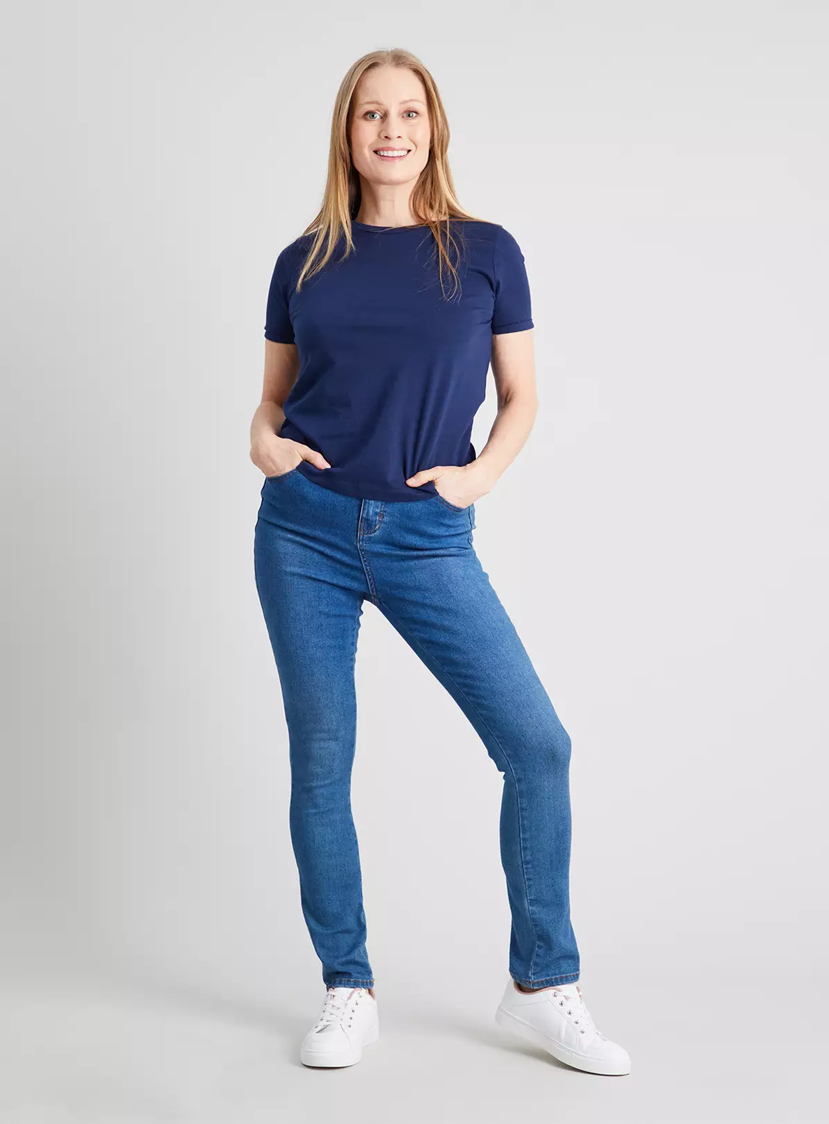 Navy Regular Fit Crew Neck T-Shirt - 24 1 Navy Regular Fit Crew Neck T-Shirt - 24