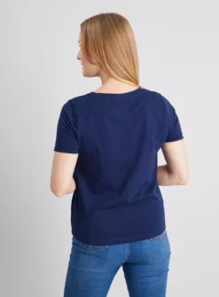 Navy Regular Fit Crew Neck T-Shirt - 24 6 Navy Regular Fit Crew Neck T-Shirt - 24 -Fit In Dress Sales tuc140290425 Navy R Z004A