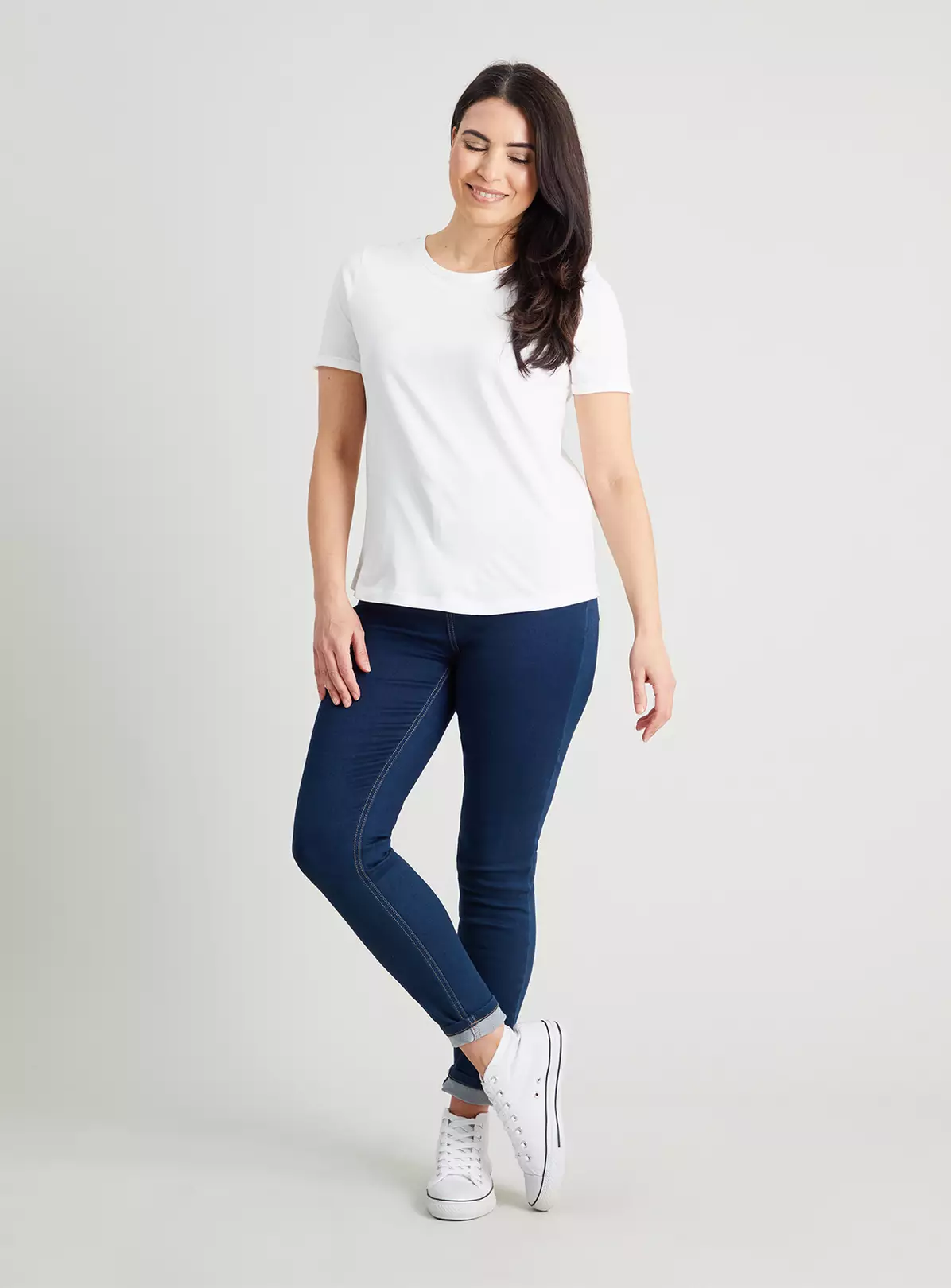 Ivory Regular Fit Crew Neck T-Shirt - 26 1 Ivory Regular Fit Crew Neck T-Shirt - 26