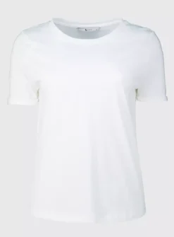 Ivory Regular Fit Crew Neck T-Shirt - 26 7 Ivory Regular Fit Crew Neck T-Shirt - 26 -Fit In Dress Sales tuc140290530 White R Z003A