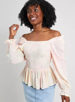 Pink Tie Dye Bardot Top - 16 6 Pink Tie Dye Bardot Top - 16 -Fit In Dress Sales tuc140645214 Multi20Coloured R Z001A