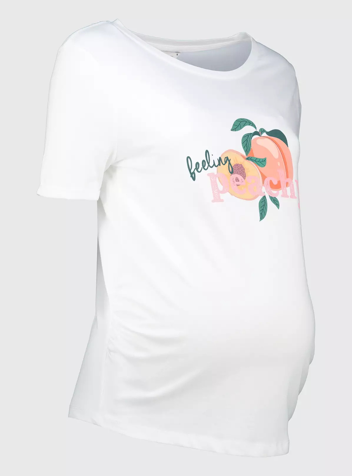 MATERNITY White Feeling Peachy T-Shirt - 18 1 MATERNITY White Feeling Peachy T-Shirt - 18