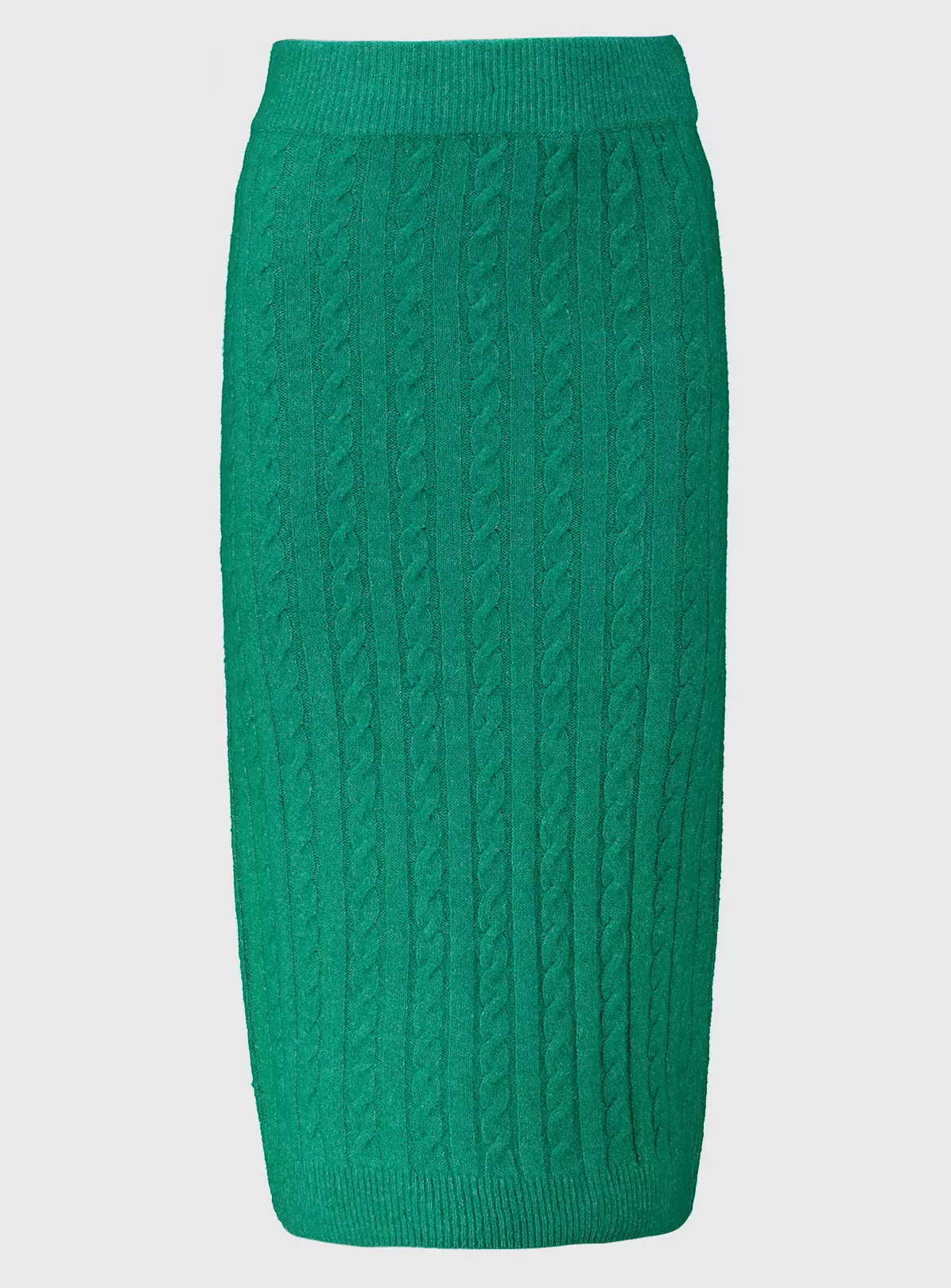 Green Knitted Coord Cable Skirt - 22 3 Green Knitted Coord Cable Skirt - 22 - Image 3