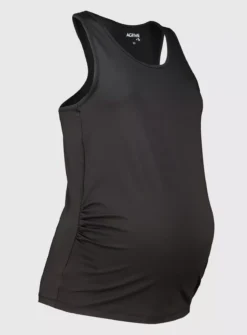 MATERNITY Active Black Racer Vest Top - 18 7 MATERNITY Active Black Racer Vest Top - 18 -Fit In Dress Sales tuc141399756 Black R Z003A