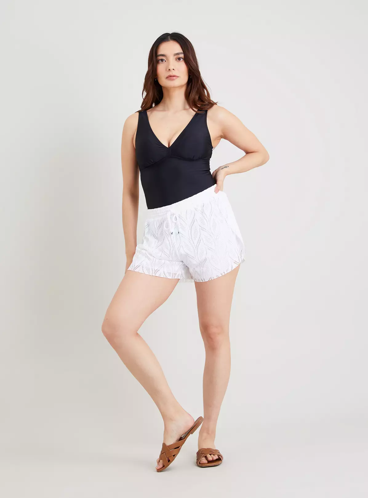 Black Swimsuit With Tummy Control 24 2 Black Swimsuit With Tummy Control 24 - Image 2