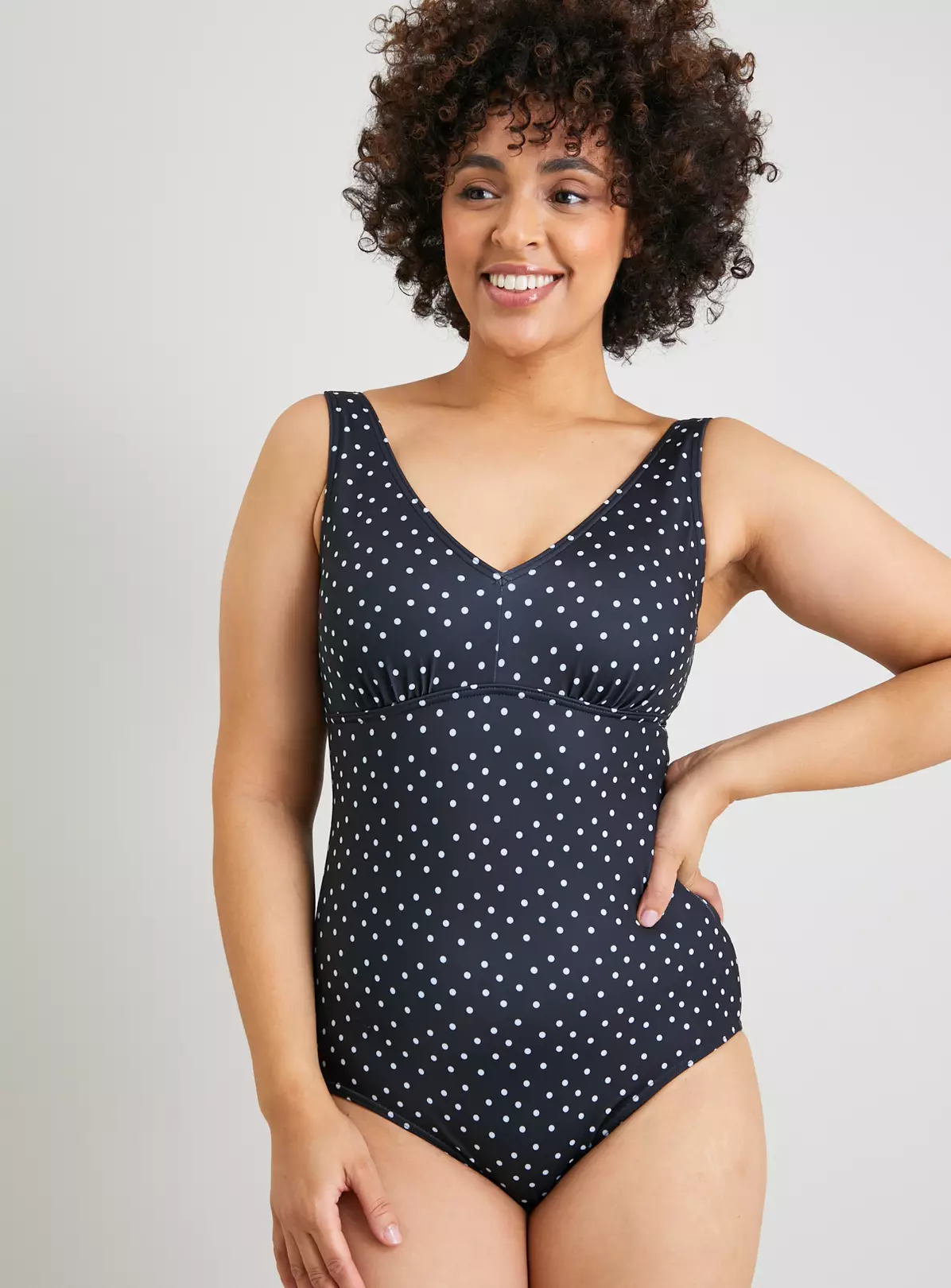 Black Polka Dot Post Surgery Swimsuit 8 2 Black Polka Dot Post Surgery Swimsuit 8 - Image 2