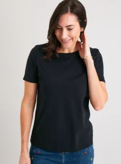 Black Crew Neck Regular Fit T-Shirt - 24 -Fit In Dress Sales tuc141585305 Black R Z001A