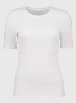 White Slim Fit T-Shirt 24 -Fit In Dress Sales tuc141590606 White R Z003A