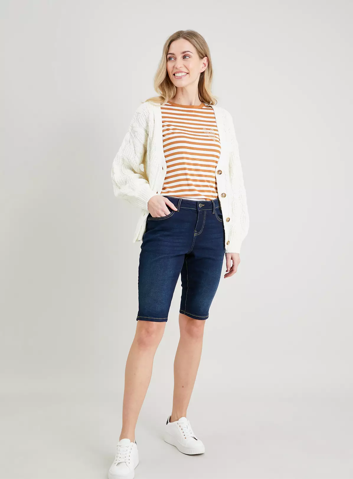 Dark Denim Bermuda Shorts 18 1 Dark Denim Bermuda Shorts 18