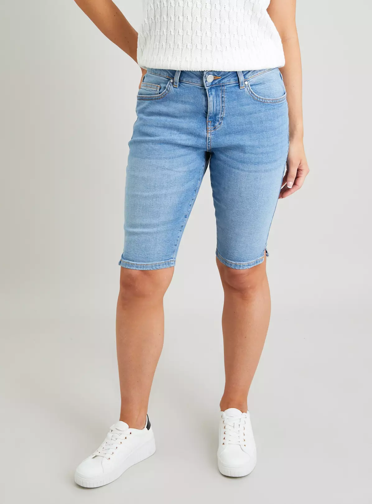 Denim Bermuda Shorts 20 2 Denim Bermuda Shorts 20 - Image 2