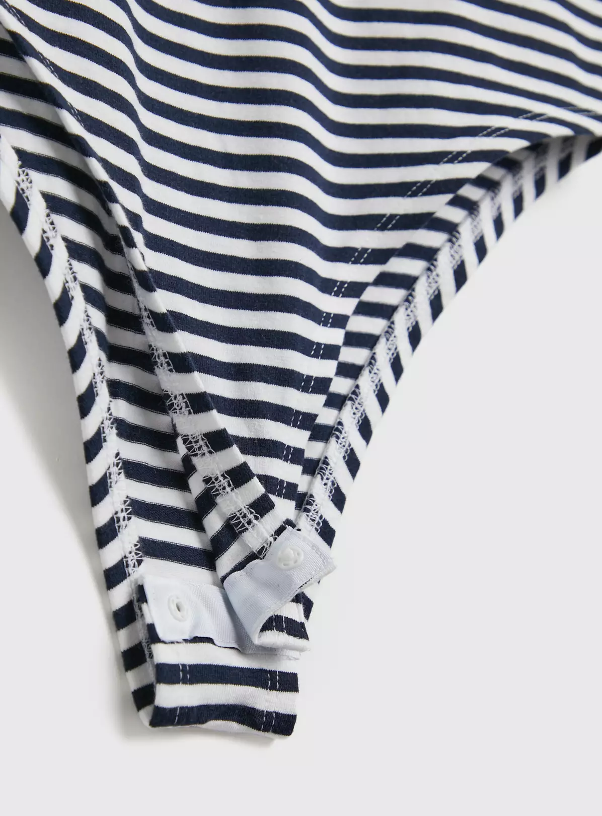 Navy & White Stripe Bodysuit - 18 2 Navy & White Stripe Bodysuit - 18 - Image 2
