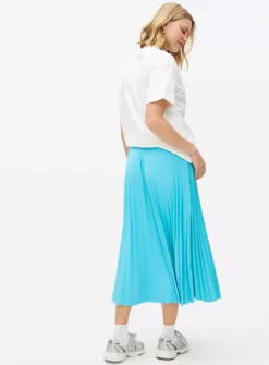 Blue Jersey Pleated Textured Skirt - 16 8 Blue Jersey Pleated Textured Skirt - 16 -Fit In Dress Sales tuc142054928 Blue R Z004A