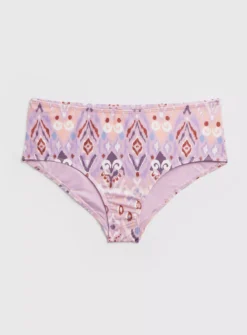 Lilac Aztec Print Shorts Bikini Bottoms 22 -Fit In Dress Sales tuc142159156 Multi20Coloured R Z003A