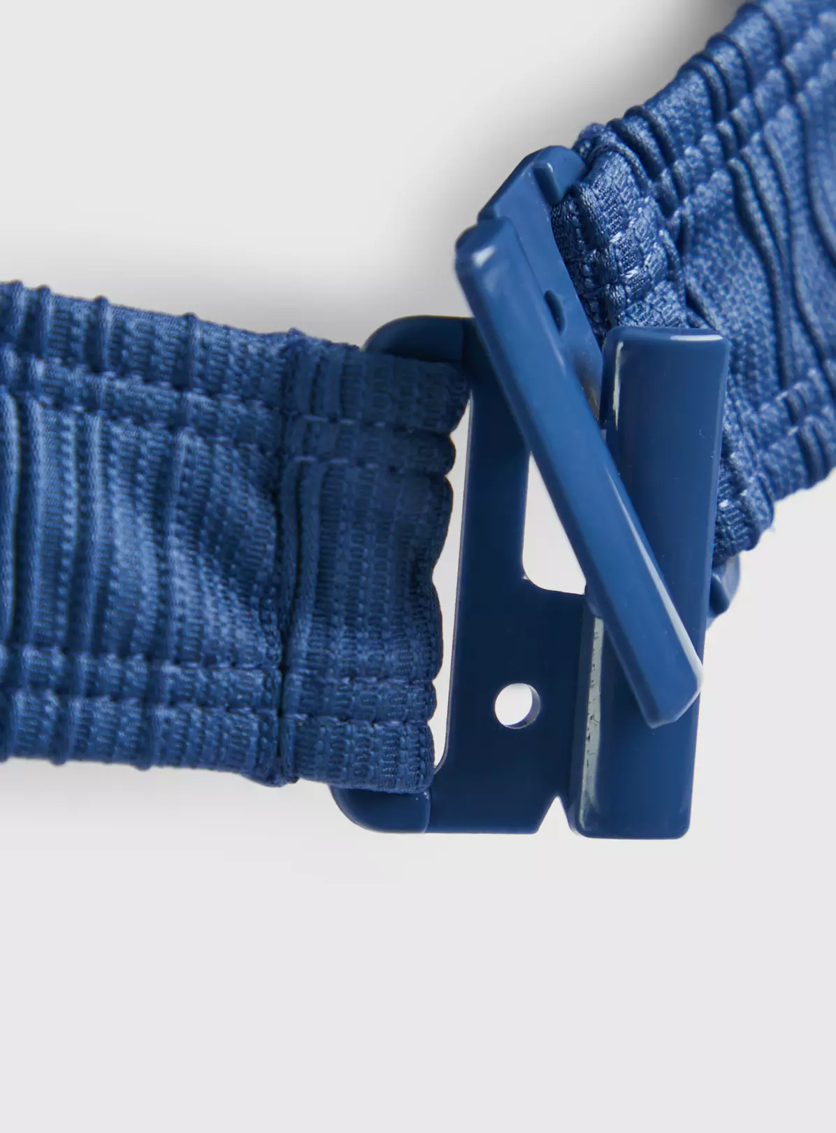 Blue Textured Bandeau Twist Bikini Top 20 5 Blue Textured Bandeau Twist Bikini Top 20 - Image 5