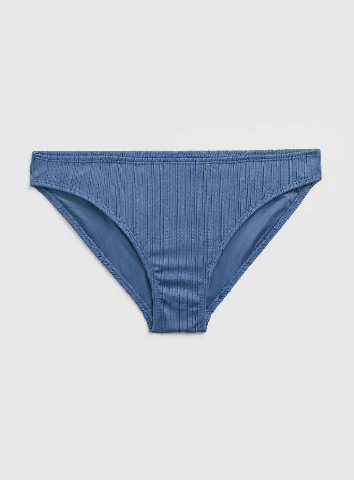 Blue Ribbed Classic Bikini Bottoms 12 1 Blue Ribbed Classic Bikini Bottoms 12