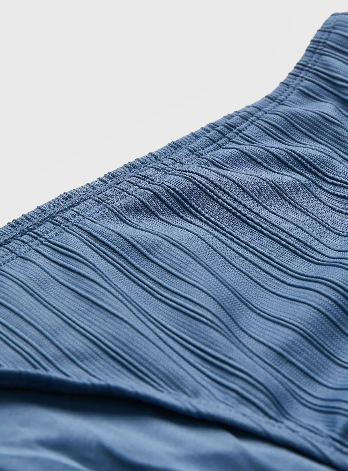 Blue Ribbed Classic Bikini Bottoms 12 5 Blue Ribbed Classic Bikini Bottoms 12 - Image 5