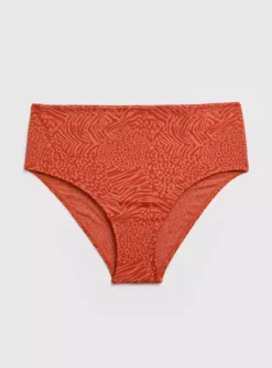 Red Textured Animal Print High Waisted Bikini Bottoms 20 7 Red Textured Animal Print High Waisted Bikini Bottoms 20 -Fit In Dress Sales tuc142162081 Red R Z003A