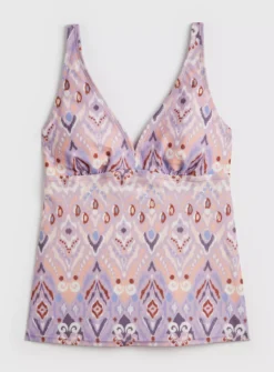 Lilac Aztec Print Tankini Top 20 -Fit In Dress Sales tuc142162822 Multi20Coloured R Z003A 1