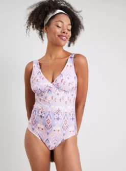 Lilac Aztec Print Swimsuit 20 8 Lilac Aztec Print Swimsuit 20 -Fit In Dress Sales tuc142163551 Multi20Coloured R Z001A