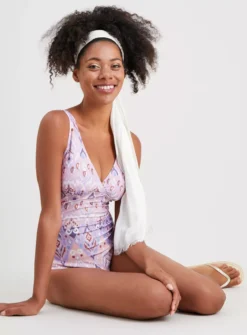 Lilac Aztec Print Swimsuit 20 7 Lilac Aztec Print Swimsuit 20 -Fit In Dress Sales tuc142163551 Multi20Coloured R Z002A