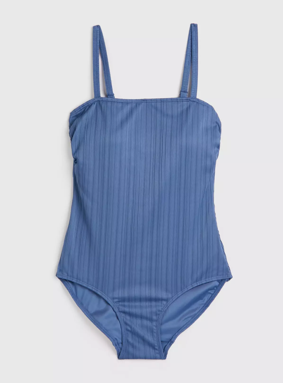 Blue Textured Stripe Swimsuit - 16 1 Blue Textured Stripe Swimsuit - 16