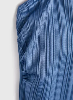 Blue Textured Stripe Swimsuit 6 8 Blue Textured Stripe Swimsuit 6 -Fit In Dress Sales tuc142165521 Blue R Z004A 1