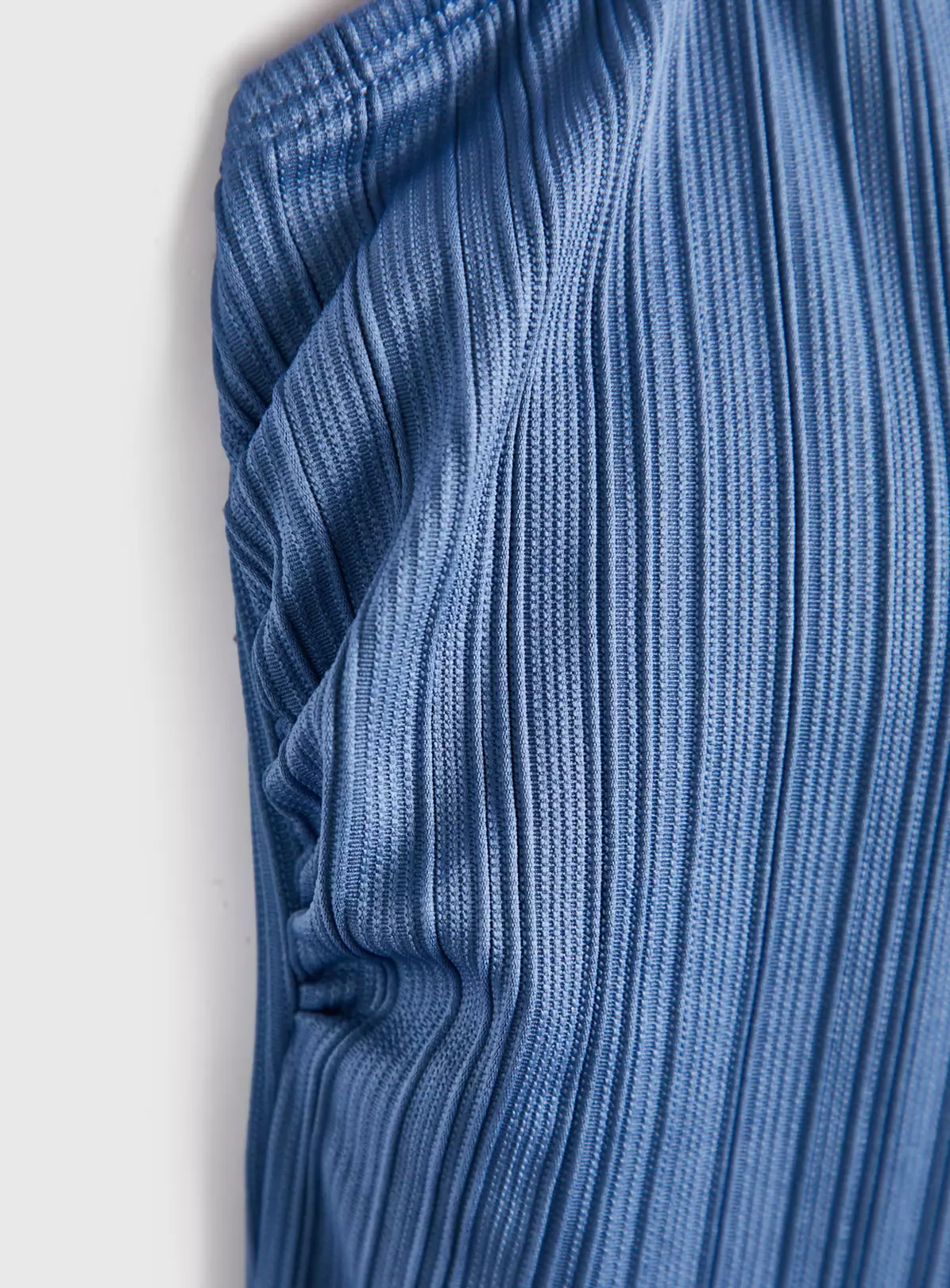 Blue Textured Stripe Swimsuit 6 4 Blue Textured Stripe Swimsuit 6 - Image 4