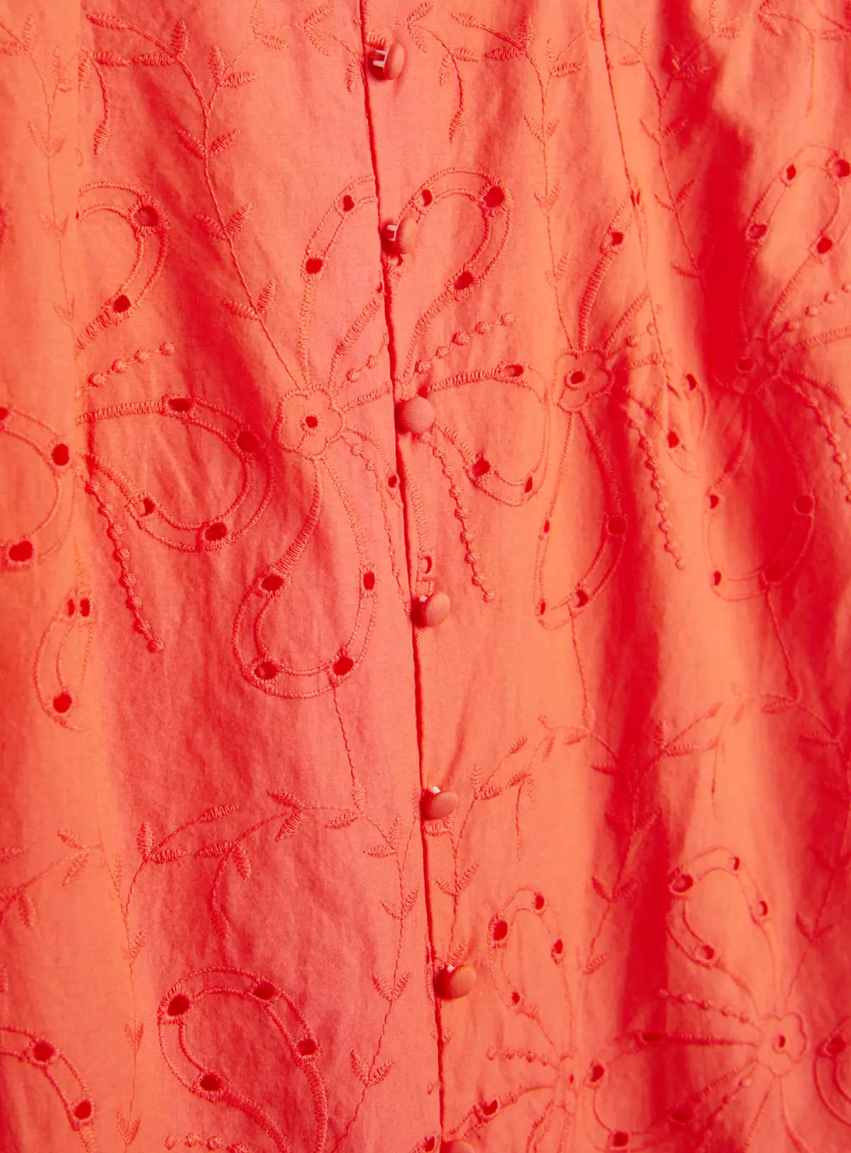 Coral Broderie A-Line Coord Skirt - 16 1 Coral Broderie A-Line Coord Skirt - 16