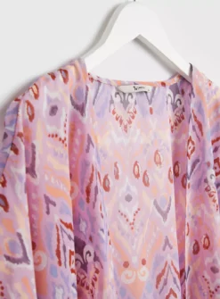 Lilac Aztec Print Kimono Cover Up XL -Fit In Dress Sales tuc142205896 Multi20Coloured R Z004A