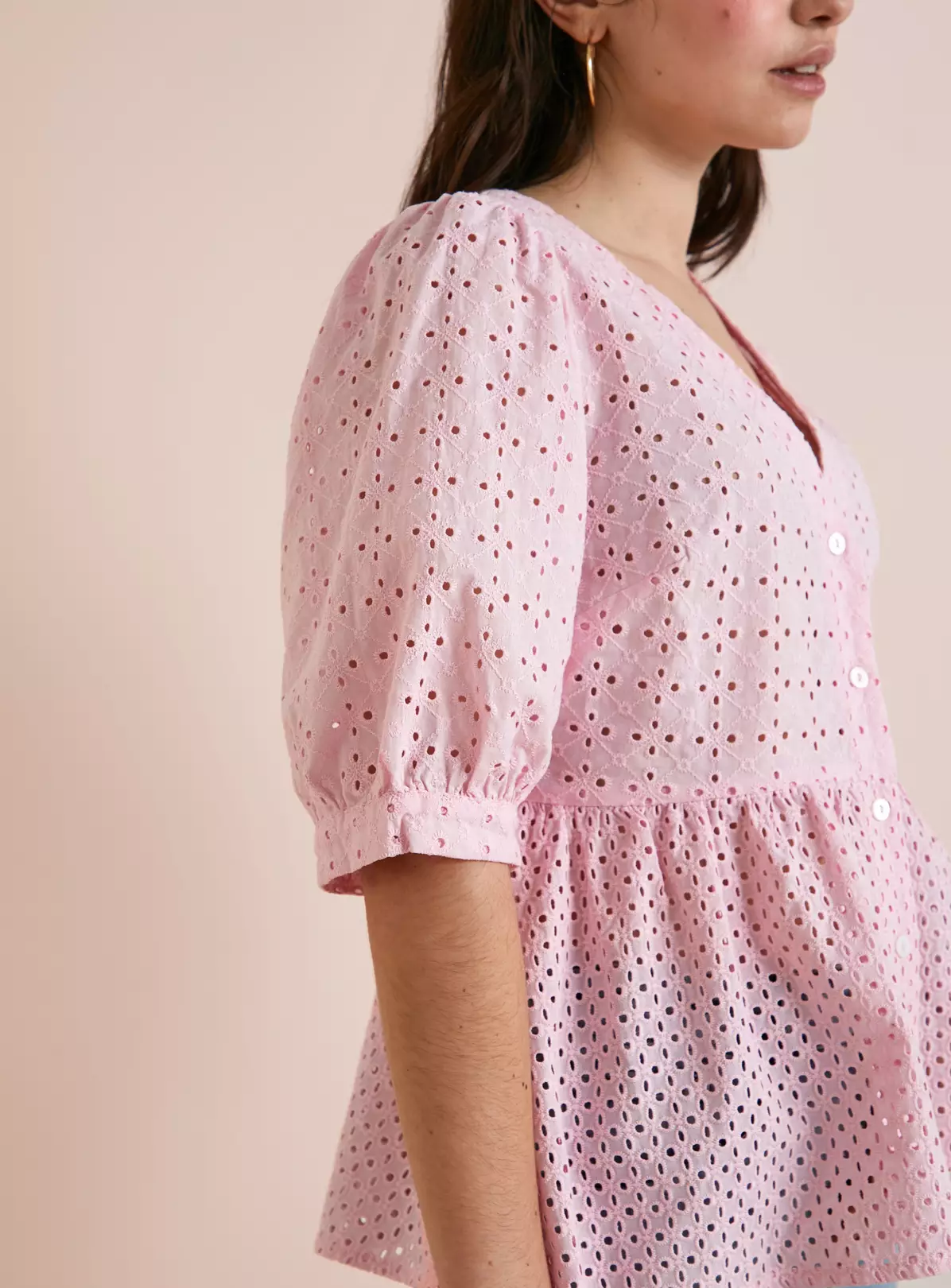 Everbelle Patched Broderie Top 12 1 Everbelle Patched Broderie Top 12