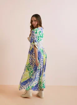 Everbelle Patchwork Floral Midaxi Dress 8