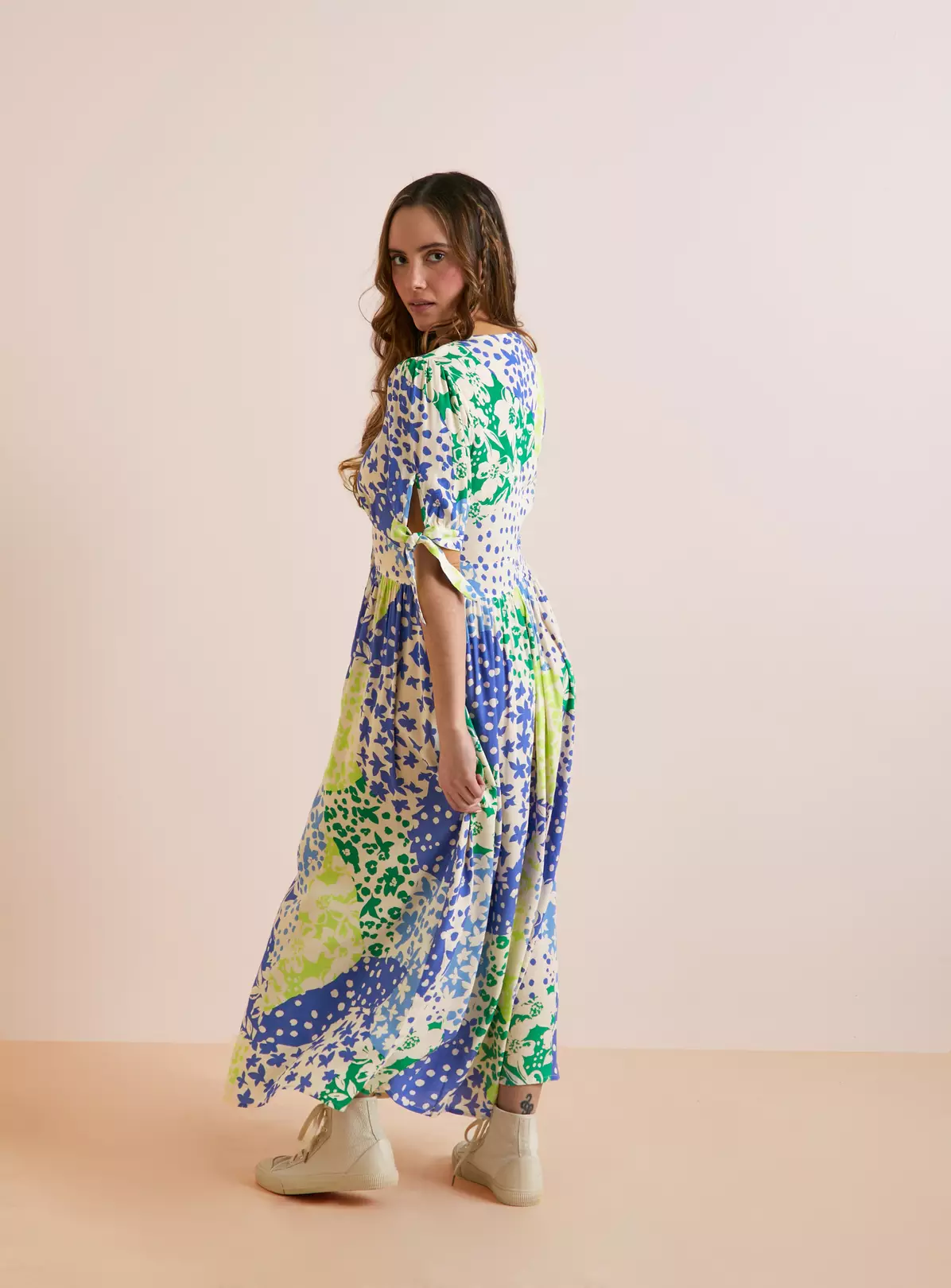 Everbelle Patchwork Floral Midaxi Dress 8 1 Everbelle Patchwork Floral Midaxi Dress 8