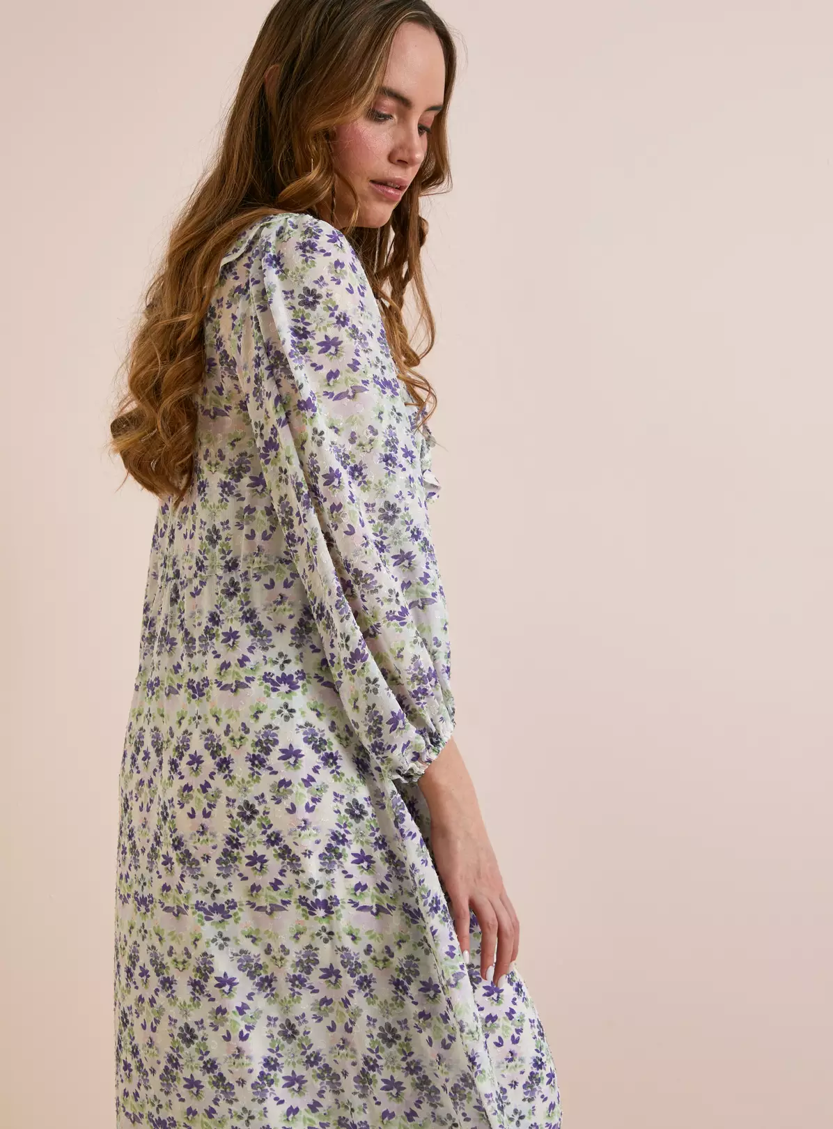 Everbelle Trellis Floral Dobby Midaxi Dress 18 3 Everbelle Trellis Floral Dobby Midaxi Dress 18 - Image 3