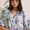 Everbelle Floral Bloom Poplin Blouse - 18