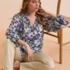Everbelle Floral Bloom Chiffon Blouse - 14