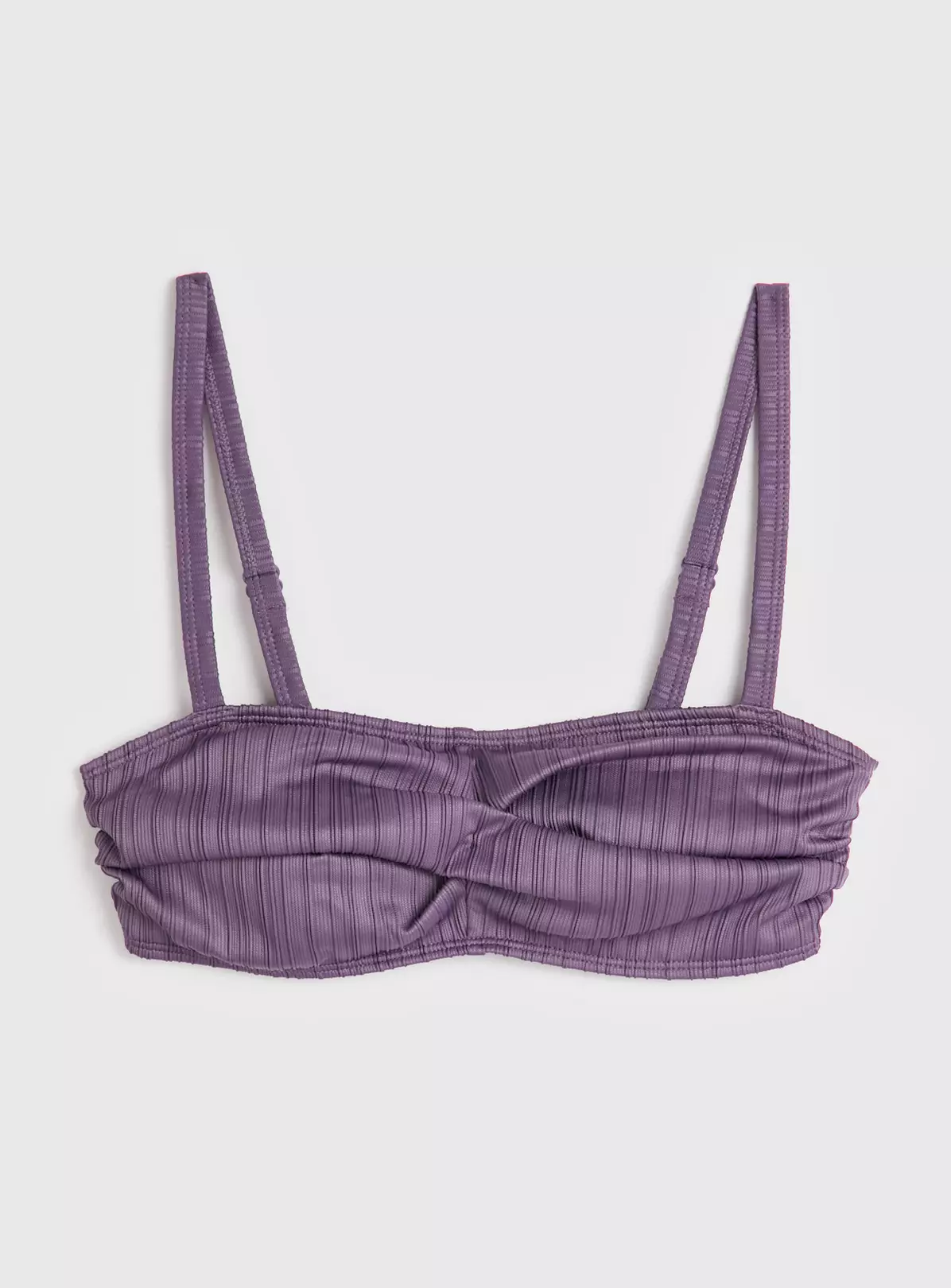 Purple Twist Front Bandeau Bikini Top 16 2 Purple Twist Front Bandeau Bikini Top 16 - Image 2
