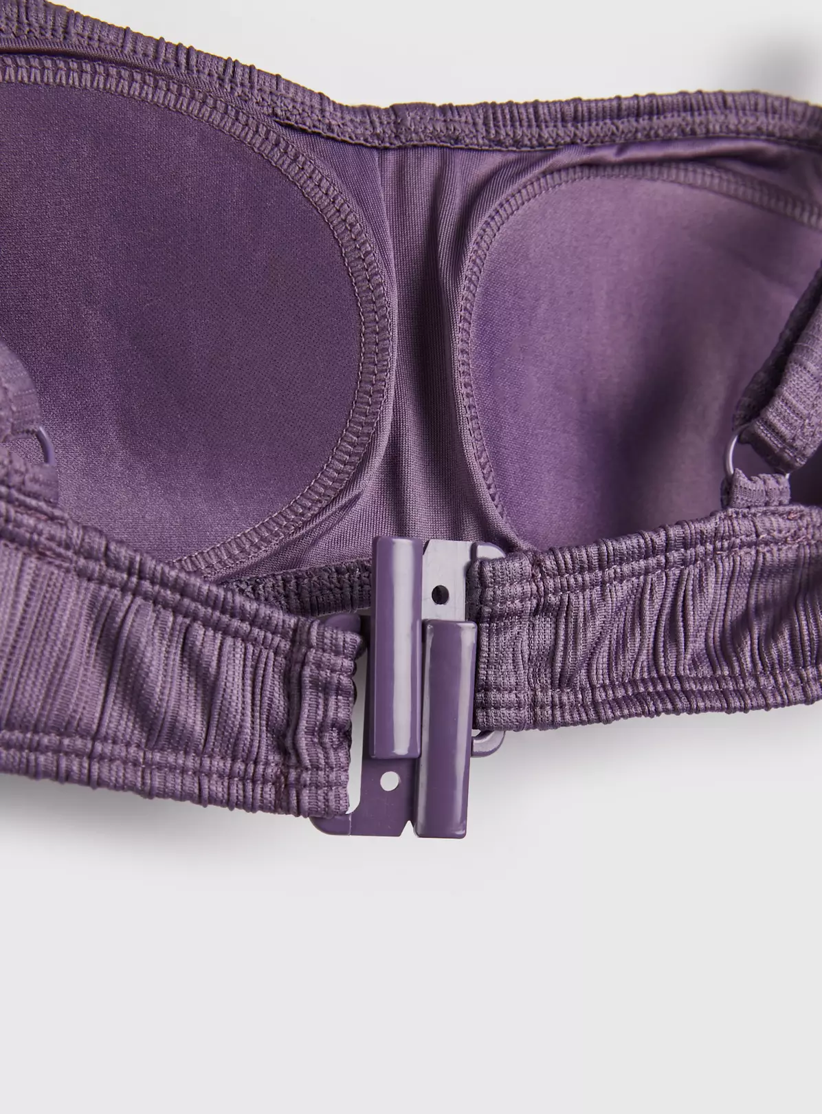 Purple Twist Front Bandeau Bikini Top 16 1 Purple Twist Front Bandeau Bikini Top 16