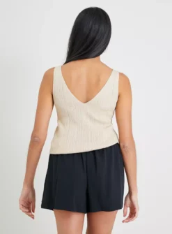 Gold Ribbed Glitter Vest Top 20 8 Gold Ribbed Glitter Vest Top 20 -Fit In Dress Sales tuc142249602 Gold R Z005A