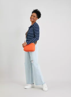 Navy Stripe Collar Bodysuit 20