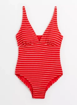 Red Stripe Medium Tummy Control Swimsuit 20 8 Red Stripe Medium Tummy Control Swimsuit 20 -Fit In Dress Sales tuc142359107 Red R Z003A