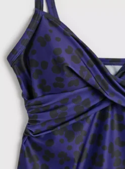 Blue Leopard Print Tankini Top 20 9 Blue Leopard Print Tankini Top 20 -Fit In Dress Sales tuc142373582 Navy R Z004A 1