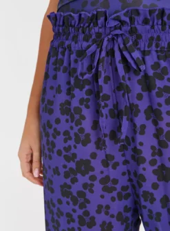 Blue Leopard Print Beach Trousers 24 6 Blue Leopard Print Beach Trousers 24 -Fit In Dress Sales tuc142389306 Navy R Z003A 1