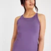Active Purple Strappy Vest Top 12