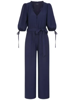 LITTLE MISTRESS Navy Jumpsuit 8 8 LITTLE MISTRESS Navy Jumpsuit 8 -Fit In Dress Sales tuc142632222 Navy R Z003A