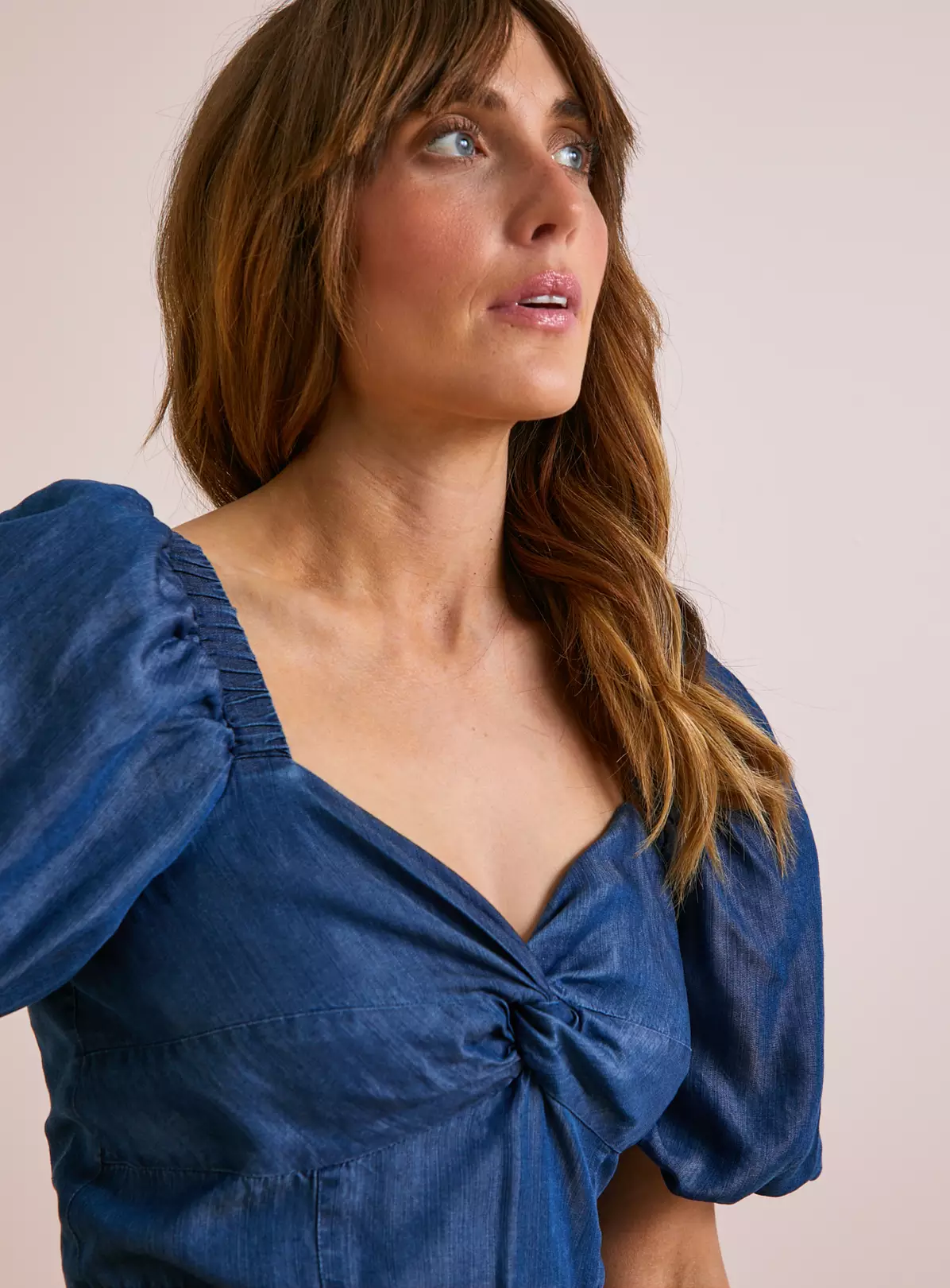 Everbelle Denim TENCEL™ Cross Hatch Playsuit16 1 Everbelle Denim TENCEL™ Cross Hatch Playsuit16