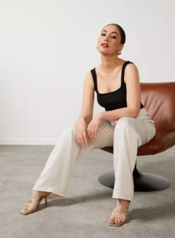 For All The Love Square Neck Contour Bodysuit 18 9 For All The Love Square Neck Contour Bodysuit 18 -Fit In Dress Sales tuc142758634 Black R Z001A