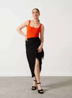 For All The Love Square Neck Contour Bodysuit 6 11 For All The Love Square Neck Contour Bodysuit 6 -Fit In Dress Sales tuc142758757 Red R Z005A