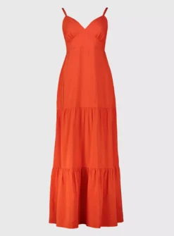 For All The Love Tiered Maxi Dress 18 -Fit In Dress Sales tuc142760574 Red R Z006A